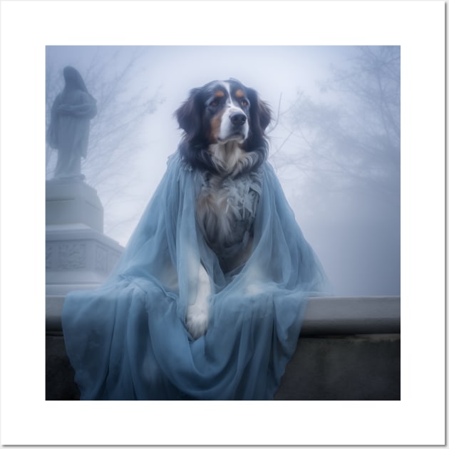 Goth Bernese Wall Art by Enchanted Reverie